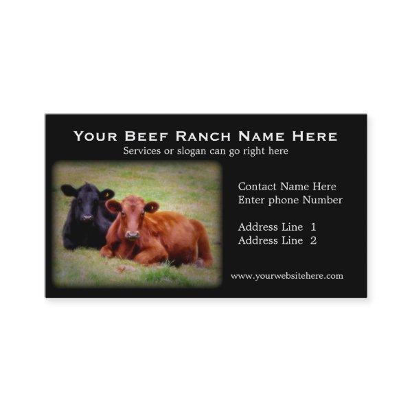 Cattle Ranch or Beef Related