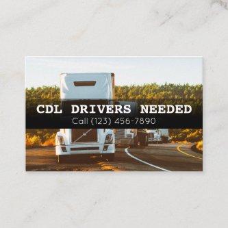 CDL Truck Drivers Needed
