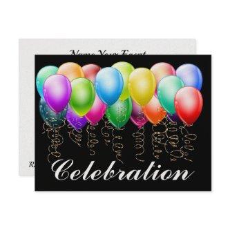 Celebration Invitation - Choose your Paper Stock