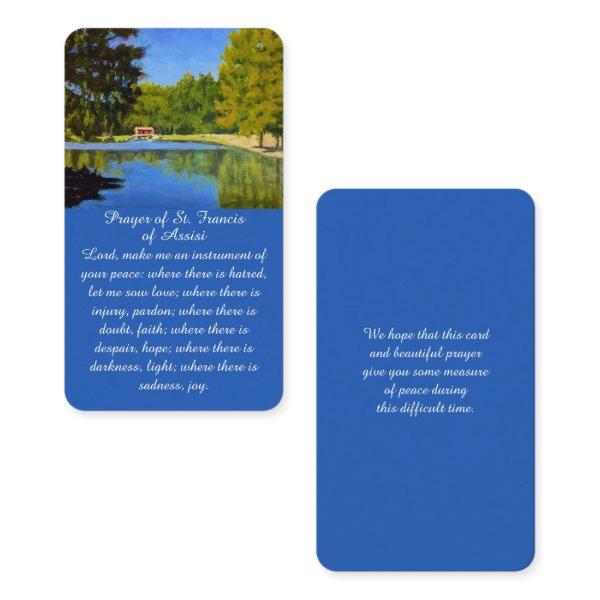 Celebration of Life Landscape Funeral Card