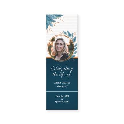 Celebration of Life Photo Bronze Bookmark Mini