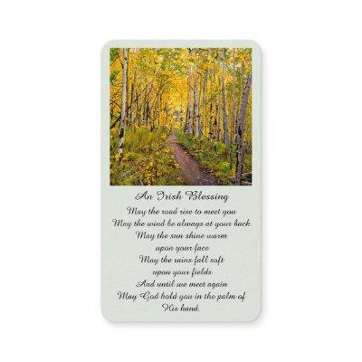 Celebration of Life Picture Memorial Card