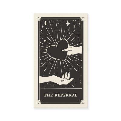 Celestial Boho referral tarot card