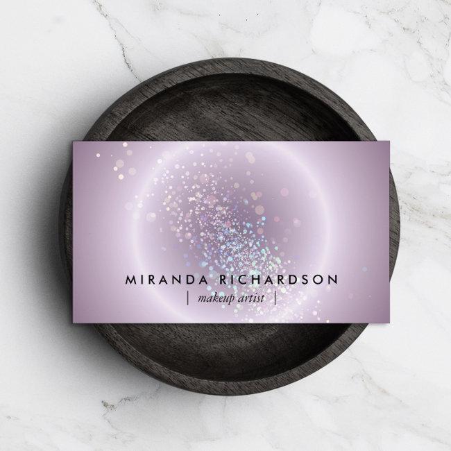 Celestial Confetti Glow Purple