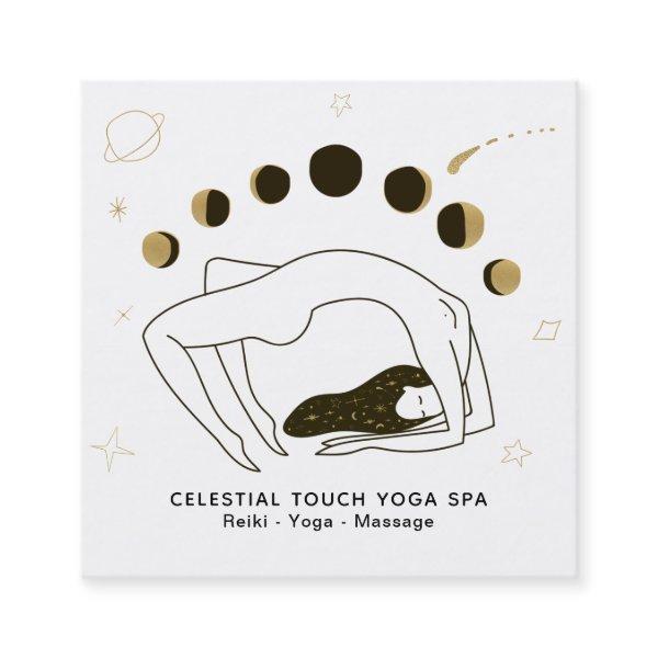 *~* Celestial Goddess + Phases of Moon Woman Square