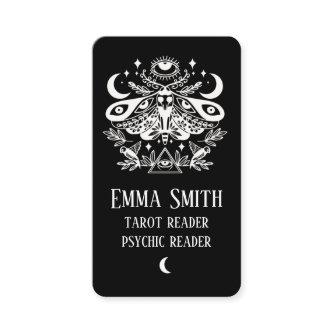 Celestial Luna Moth bussines card