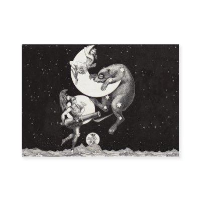Celestial Moon Sky Universe God Night Illustration
