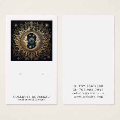 Celestial Sun Moon Earring Jewelry Display