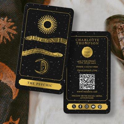 Celestial Tarot Reader Gold Snakes Psychic
