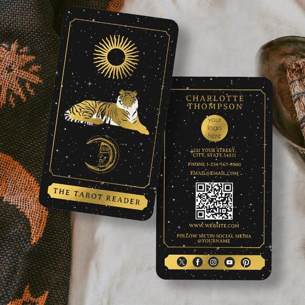 Celestial Tarot Reader Gold Tiger Energy Healer