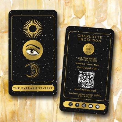Celestial Tarot Sun Moon Eyelash Stylist