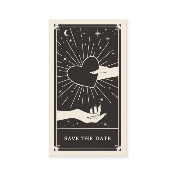 Celestial Tarot Wedding Save the Date Card