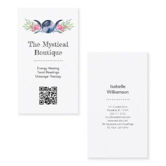 Celestial Triple Moon Goddess Metaphysical QR Code