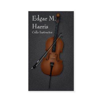 Cello & Bow Classical Musician Premium (dark)