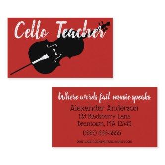 Cello Teacher Cello Lessons Personalize