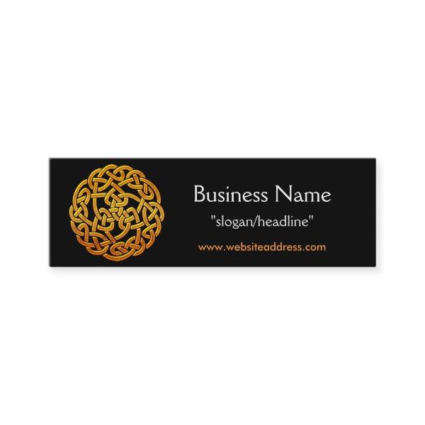 Celtic Golden D1b Irish Celtic Profile Card