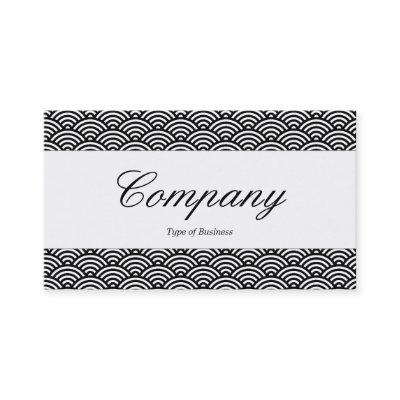Center Band - Script - Fish Scale Pattern