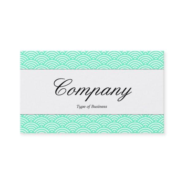 Center Band - Script - Fish Scale Pattern