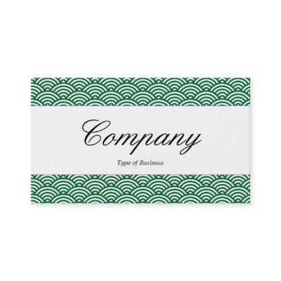 Center Band - Script - Fish Scale Pattern