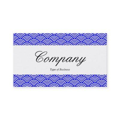 Center Band - Script - Fish Scale Pattern