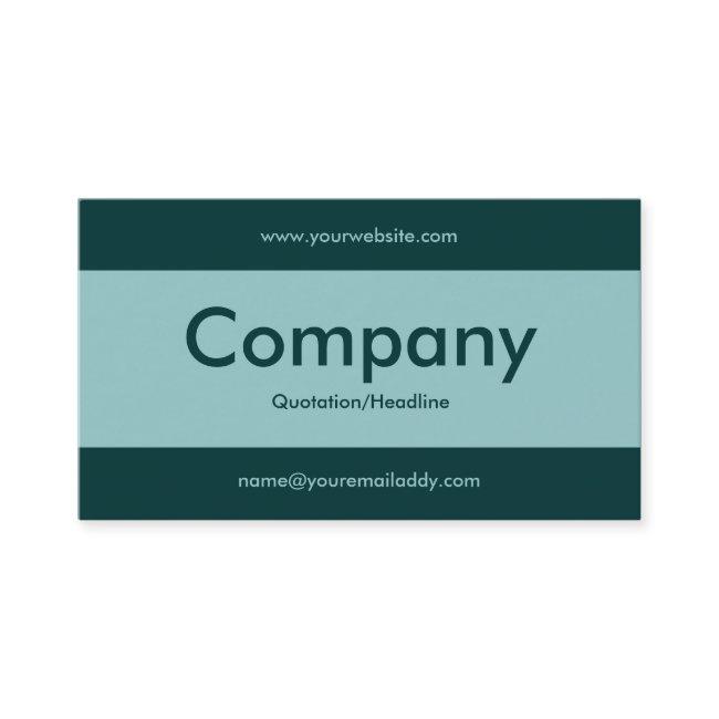 Center Band v2 - Light Blue Green with Dark Green