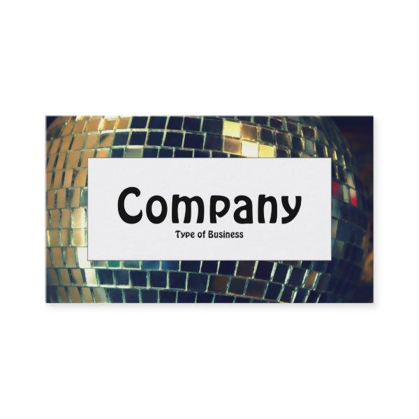 Center Label - Mirror Ball