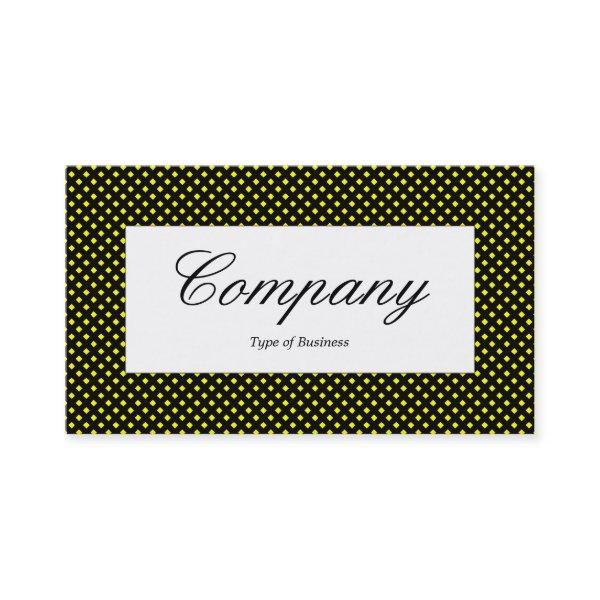 Center Label - Net Texture Over Yellow