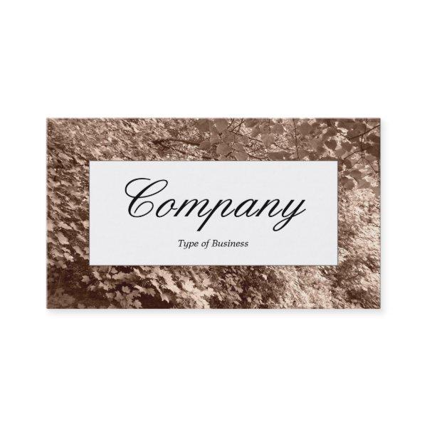 Center Label - Sepia Trees