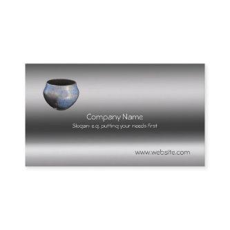 Ceramic Slip-resist Raku Pottery, metallic-look