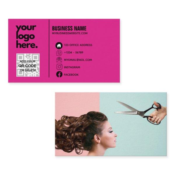 Cerise Pink  Logo design Template