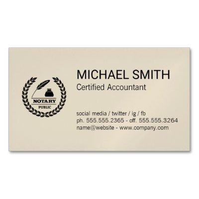 Certificate | Public Notary Logo  Magnet