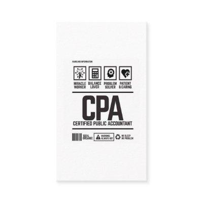 certified public accountant-CPA