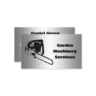 Chainsaw Services Garden Machinery Custom QR