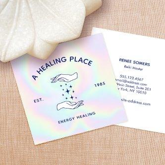 Chakra Healer Reiki Practitioner Hands Square