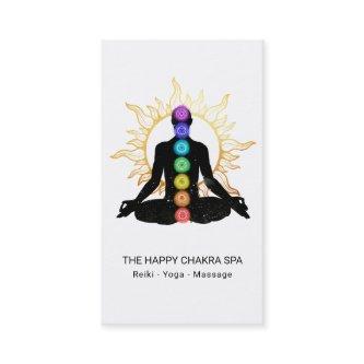 *~* Chakra Healing Meditation Lotus Pose Man Sun