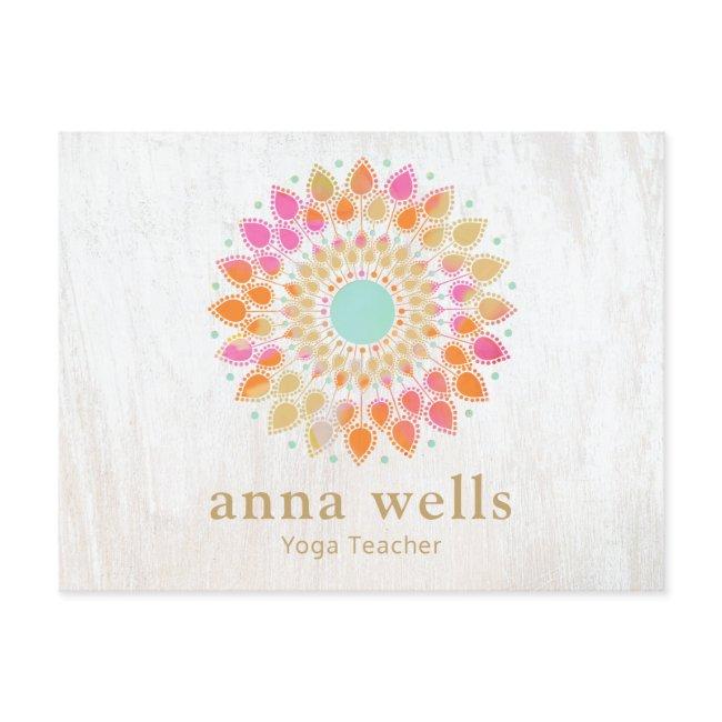 Chakra Lotus Mandala Yoga Teacher