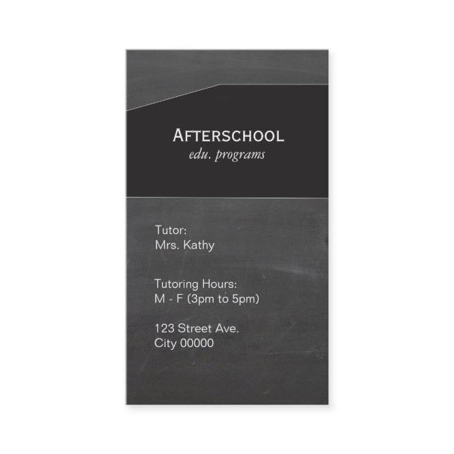 Chalkboard Black Panel