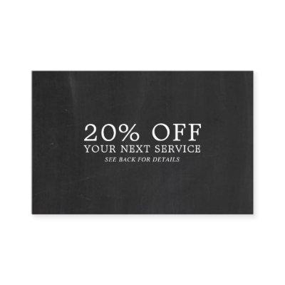 Chalkboard Effect - Discount Voucher