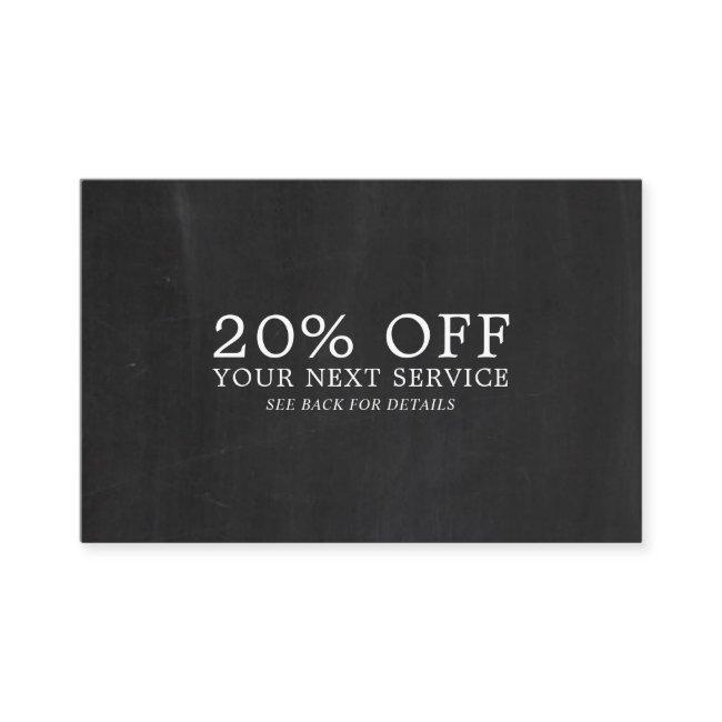 Chalkboard Effect - Discount Voucher