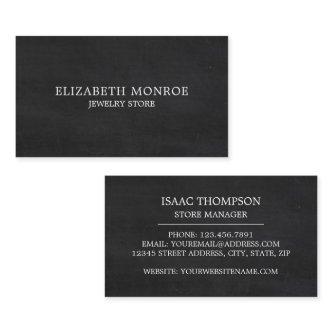 Chalkboard Effect, Jeweler