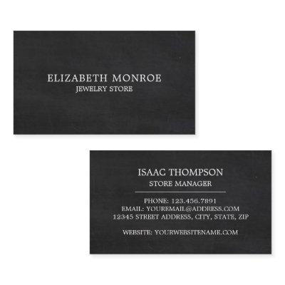 Chalkboard Effect, Jeweler