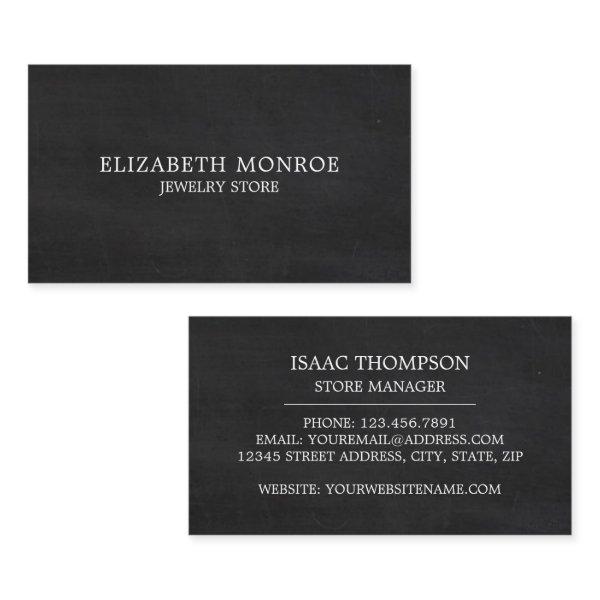Chalkboard Effect, Jeweler