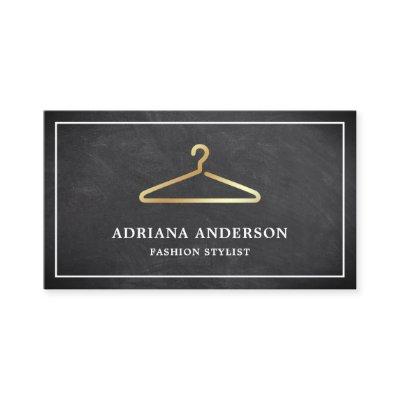 Chalkboard Gold Clothes Hanger Fashion Stylist