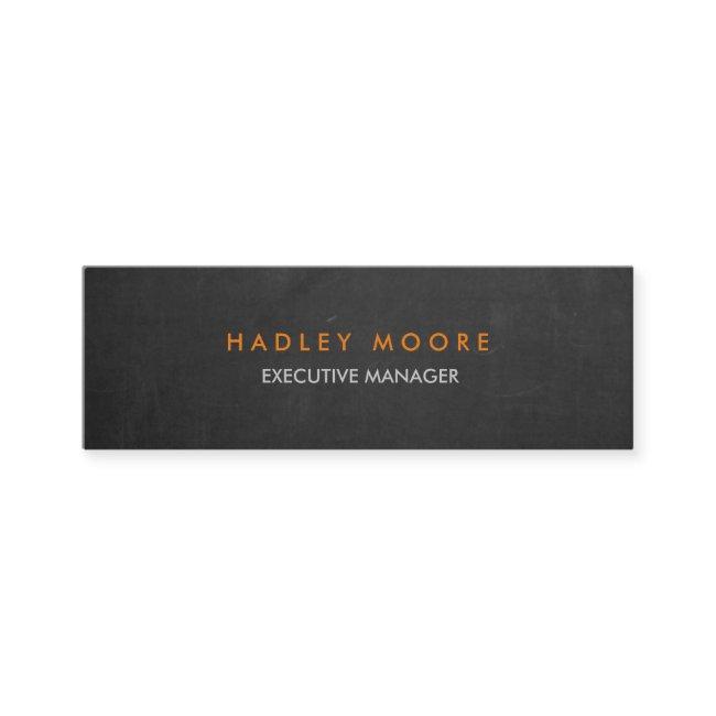 Chalkboard modern grey professional trendy plain mini