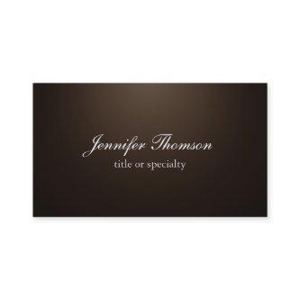 Chalkboard Plain Sepia Brown Classical Handwriting