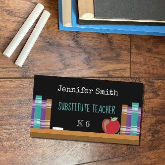 Chalkboard Substitute Teacher