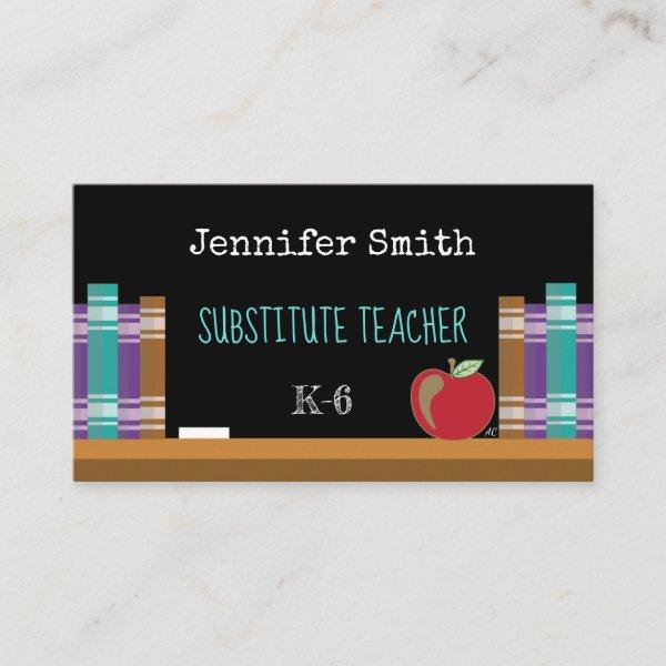 Chalkboard Substitute Teacher