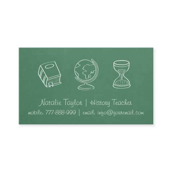 Chalkboard Texture History Teacher