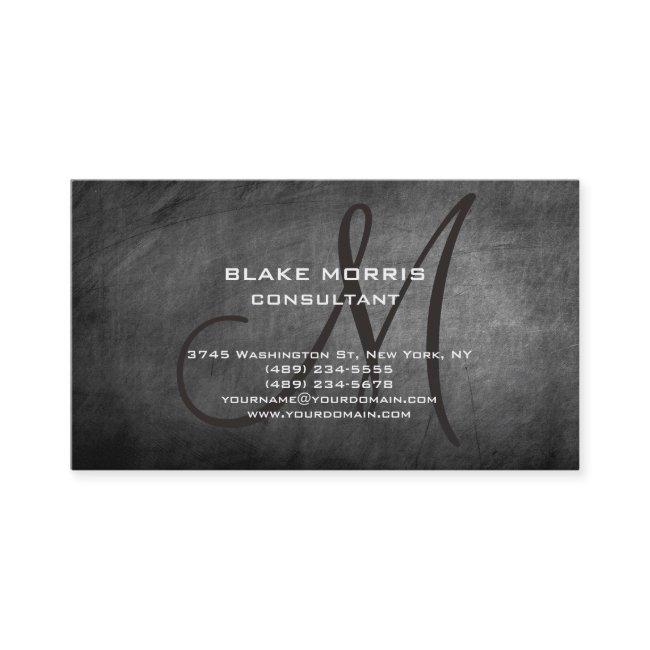 Chalkboard Unique Original Classical Monogram