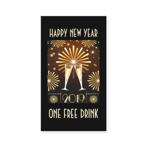 Champagne and Fireworks New Years Eve 2019 Ticket